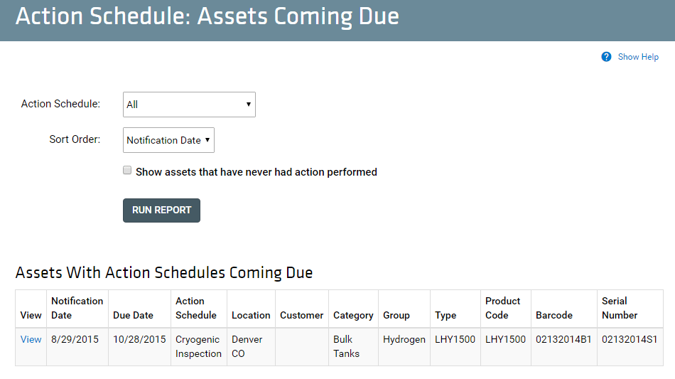 Action Schedule_ Assets Coming Due_New UI