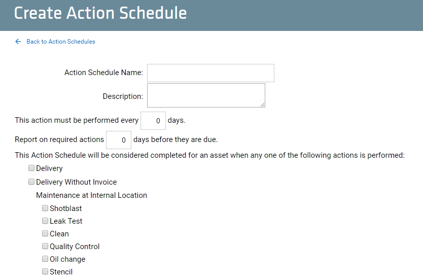 Create Action Schedule_top