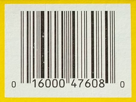 Example UPC barcode